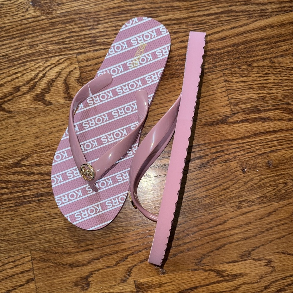Michael Kors Pink Flip Flops